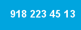 918 223 45 13 918 223 45 13